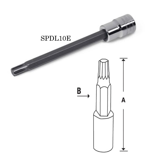 Snapon-1/2" Drive Tools-Polydrive Head Bolts, mm Socket Driver (1/2")
